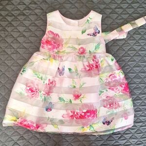 Wonder Nation Pink and White Dress